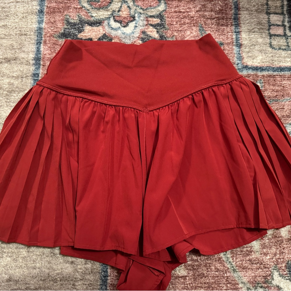Aerie Red Athletic Shorts